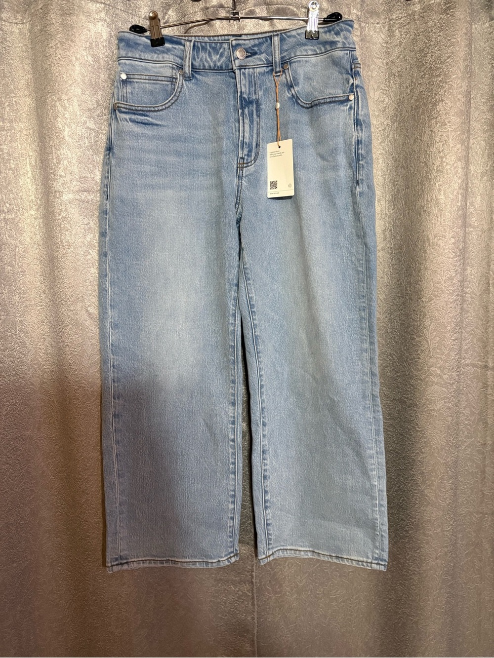 Quince Light Blue Straight-Leg Women's Jeans